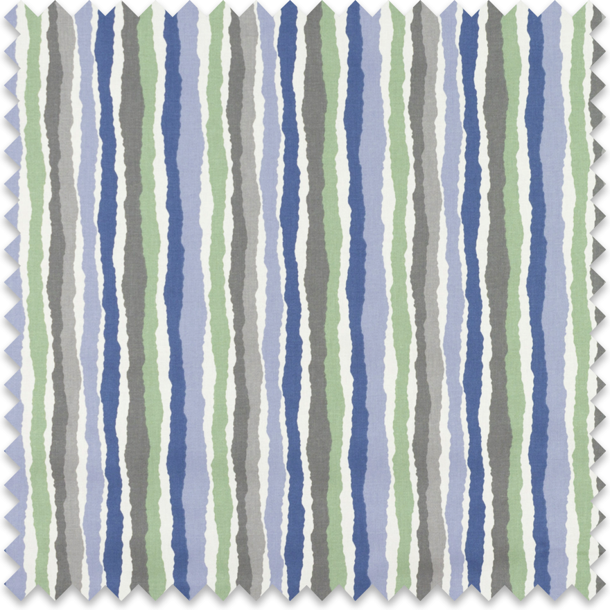 Roald Dahl Midgy Blue Stripe Swatch - Ashley Wilde The Twits Fabric - Midgy Stripe Blue - (880x880), Png Download