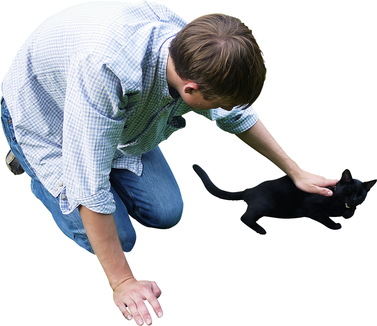 People With Cat Png (1024x887), Png Download