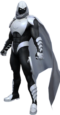Moon Knight - Moon Knight Black Costume (300x420), Png Download