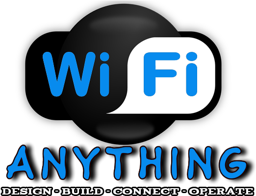Wifi Anything Logo - Free Wifi (590x466), Png Download