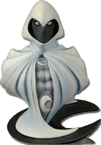 Moon Knight Bust - Marvel Moon Knight Bust (343x492), Png Download