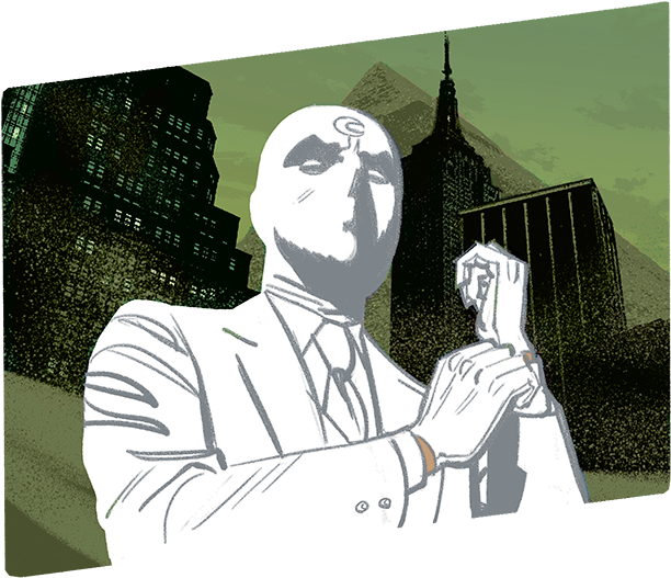 An Important Message About Moon Knight - Not Our Story (900x688), Png Download
