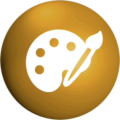 Ecala Painting Icon Create - Painting (400x400), Png Download