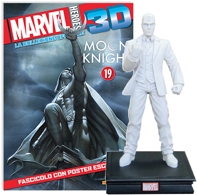 Collezione Marvel Heroes 3d - Moon Knight Marvel 3d (450x450), Png Download