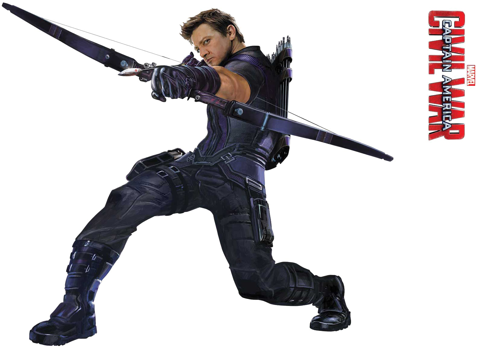 Hawkeye Png Photo - Gavião Arqueiro Guerra Civil (1800x1200), Png Download