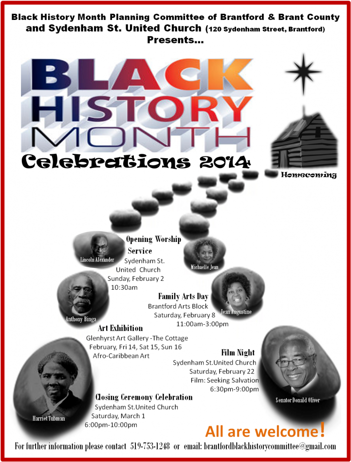 Bhm Main Poster New Feb 22 For Spence - Black History Month 2014 Posters (803x1024), Png Download