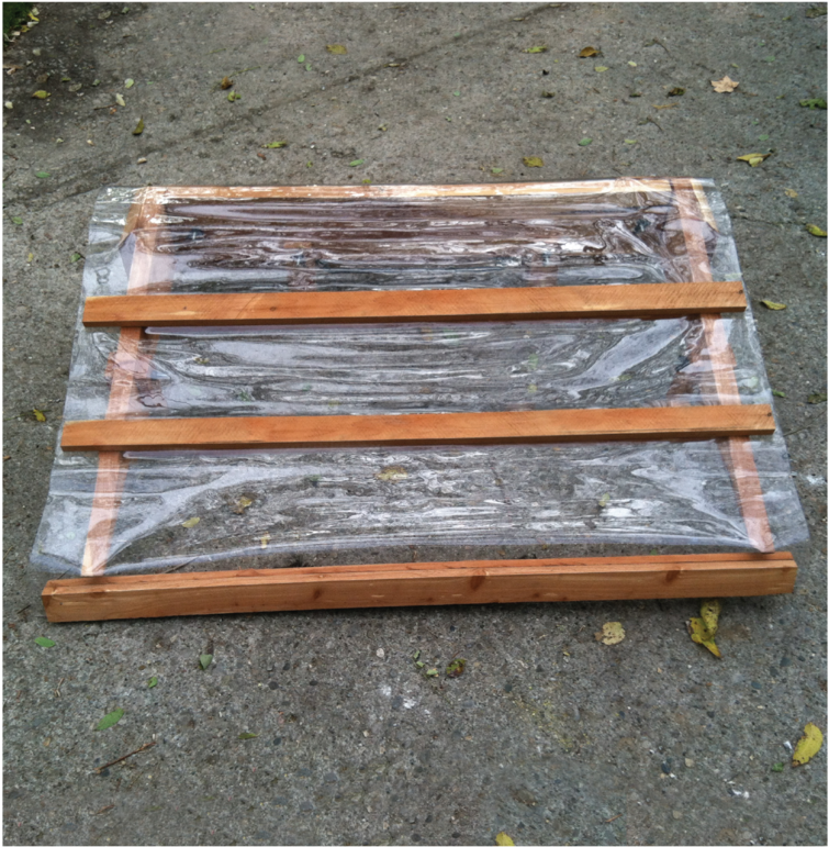 4' X 8' Cold Frame Curtain (1000x1010), Png Download