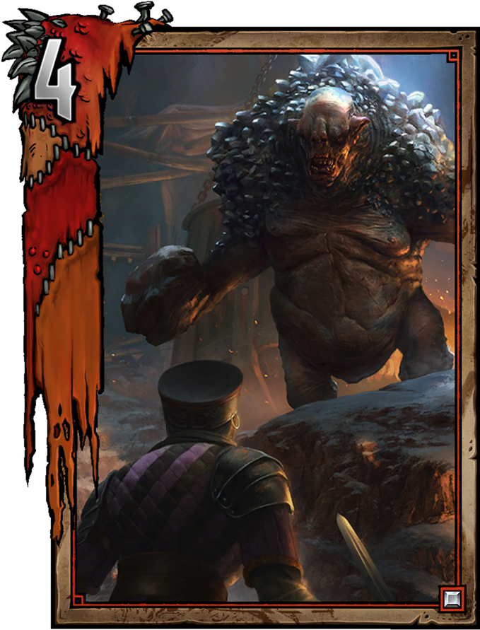 Ice Troll - Nekurat Gwent (775x1048), Png Download