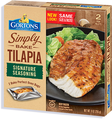 Simply Bake Tilapia Signature Seasoning - Gorton's Simply Bake Tilapia (420x412), Png Download