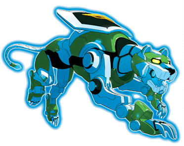 The Green Lion Is Piloted By Pidge - Illustration (410x460), Png Download