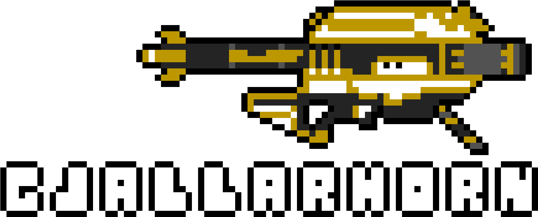 Gjallarhorn - Pixel Art (1900x1140), Png Download