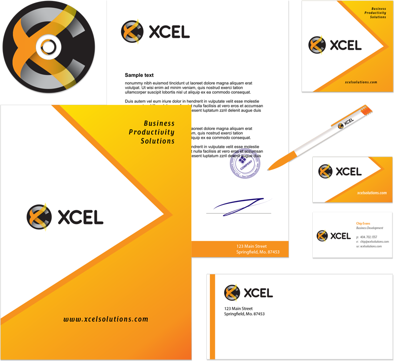 Corporate Identity Design For Johns Creek Technology - Design (800x733), Png Download