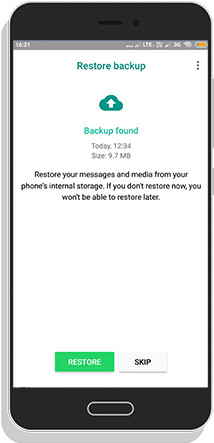 Mixwhatsapp Restore Backuup - Yowhatsapp Latest Version 7.70 (500x442), Png Download