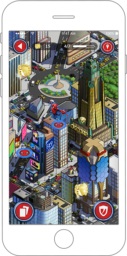 A Spider-man Adventure - Garmin Vivofit Jr 2 (525x926), Png Download