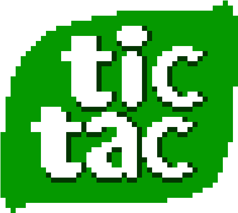 Tic Tac - Pixel Art (660x520), Png Download