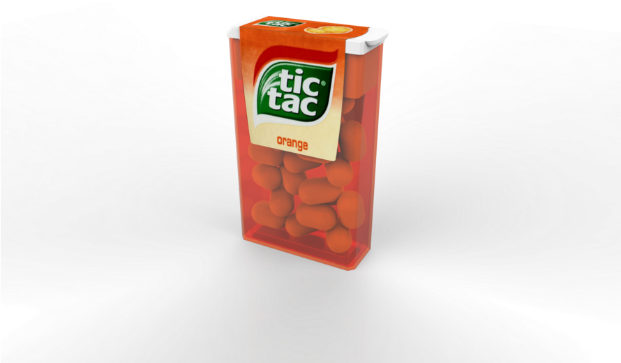 Tic Tac 3d Model (889x640), Png Download