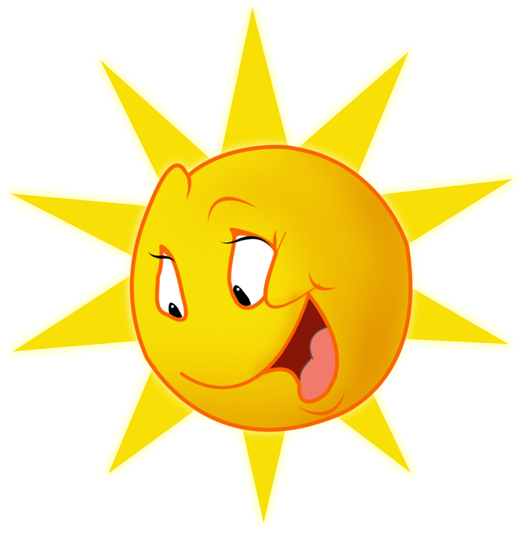 “i Feel Good” - Sun Person (750x755), Png Download