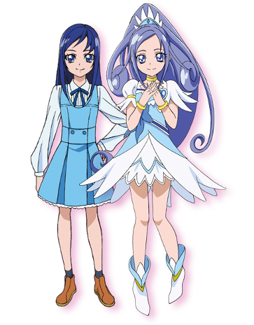 369px-rikka Diamond Doki Doki La Pelicula Perfil - Png Pretty Cure Doki Doki (369x480), Png Download