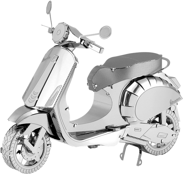 Picture Of Vespa Primavera - Vespa Primavera Metal Earth (620x620), Png Download