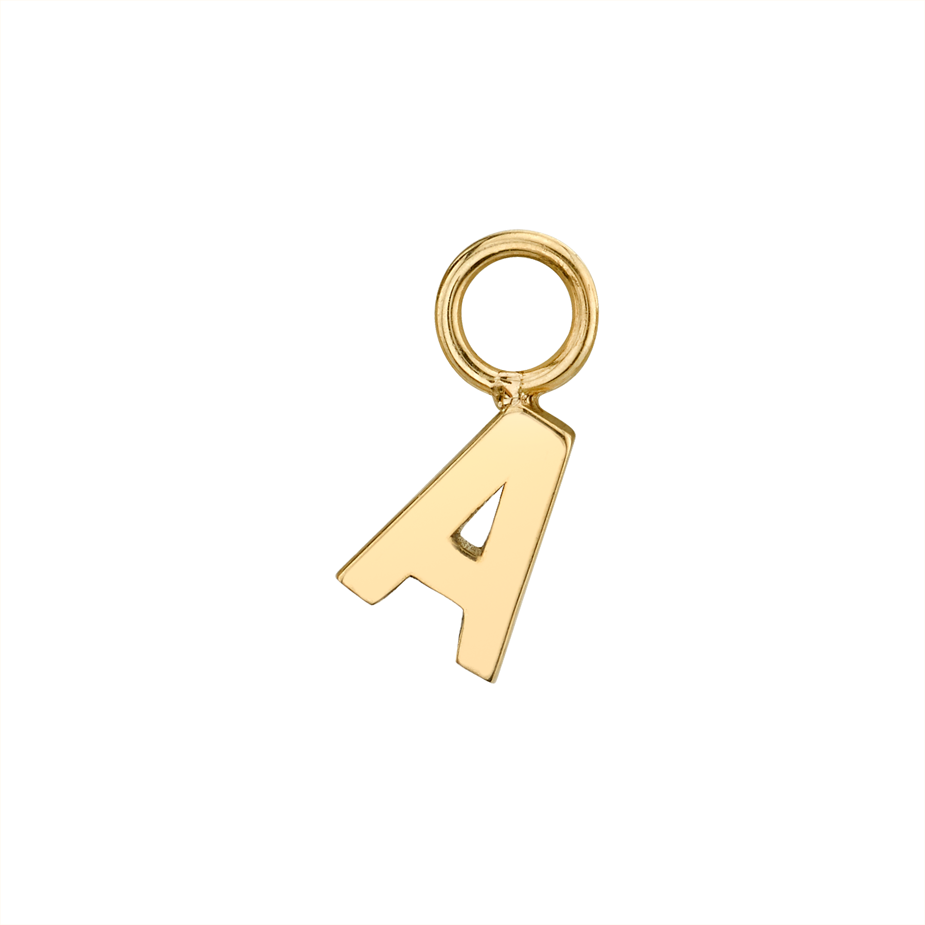 Download Custom Gold Letter Hoop Earring Charm Keychain Full Size PNG Image PNGkit
