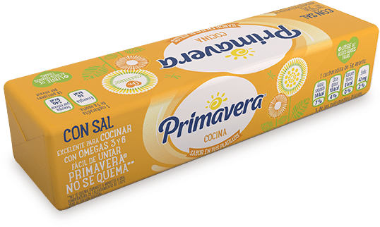 Cocina Con Sal 90g 1 - Margarina Primavera Png (720x358), Png Download