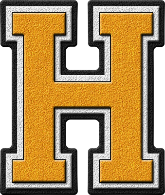 Gold Varsity Letter R (339x400), Png Download