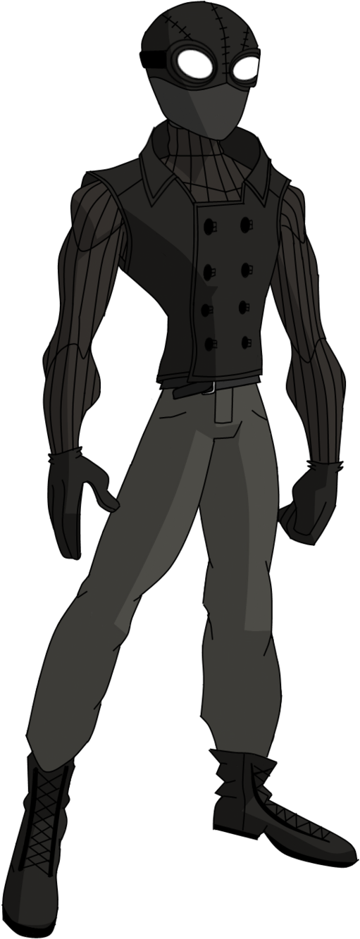 The Spectacular Spider-man Noir By Valrahmortem On - Scarlet Spider Kaine Suit (563x1420), Png Download