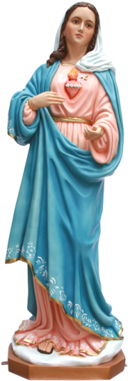 Virgen Corazón De María (600x600), Png Download