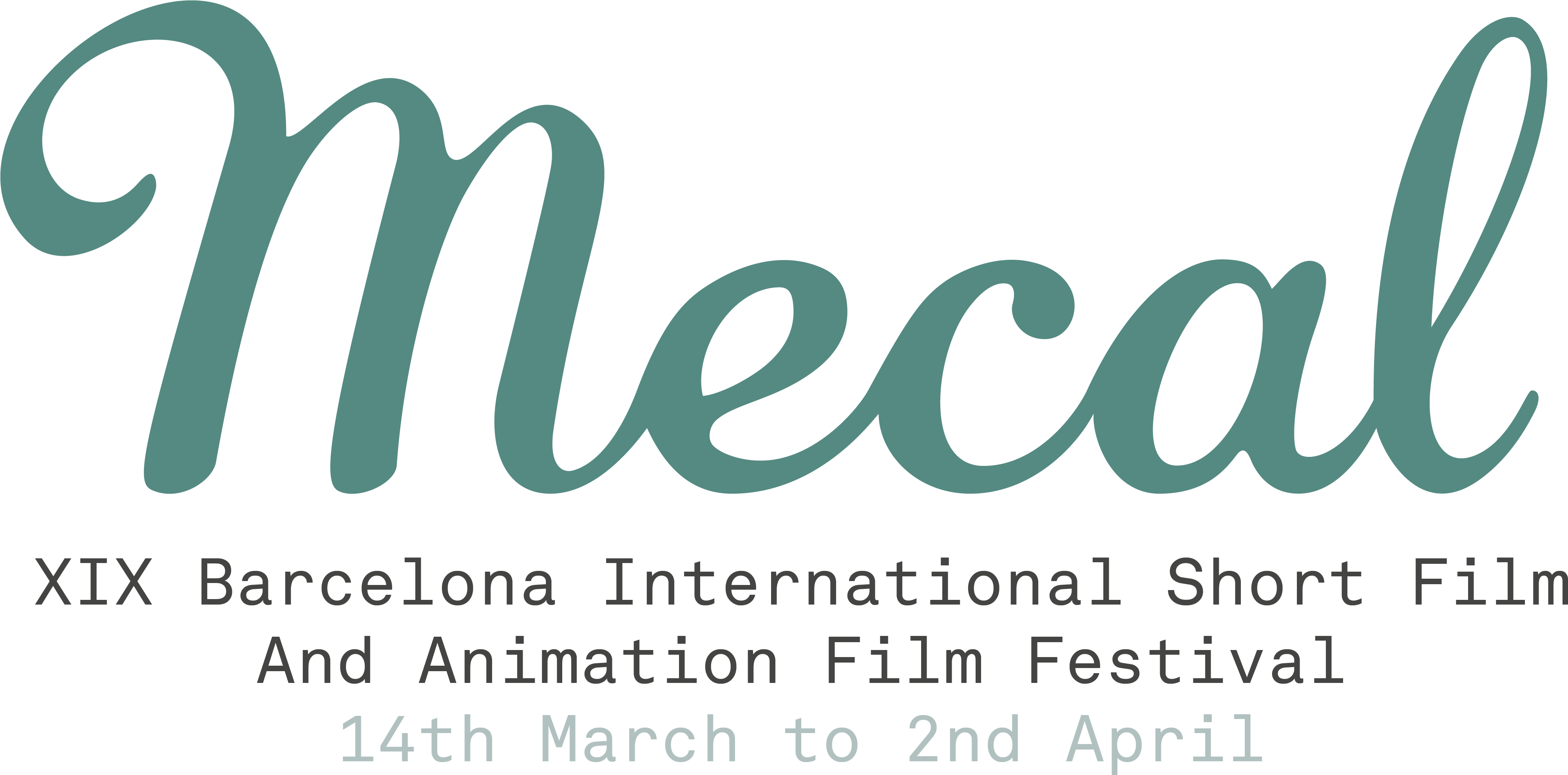 Mecal Barcelona At Edinburgh Short Film Festival - Mecal - International Short Film Festival Of Barcelona (4110x1990), Png Download