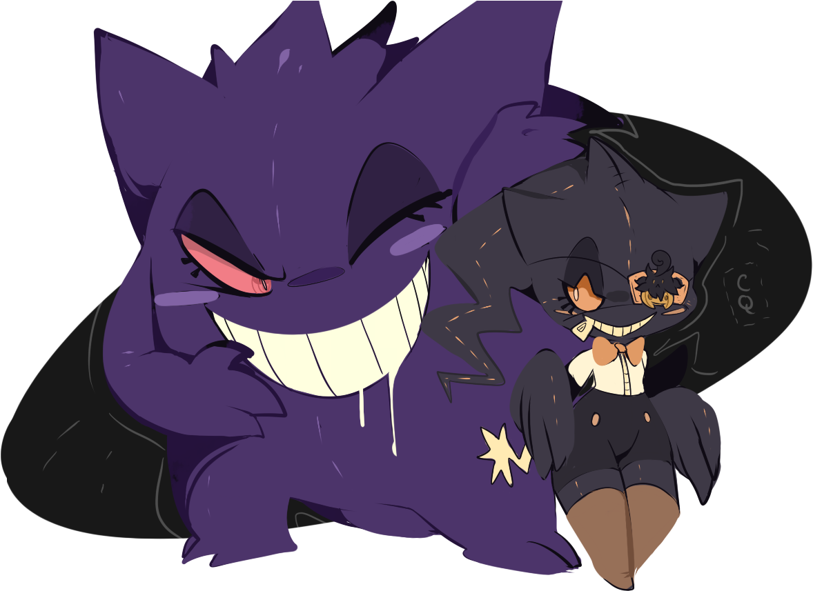 Pokemon Ghost Gengar Pkmn Ocs Banette - Ghost Ocs (1200x856), Png Download