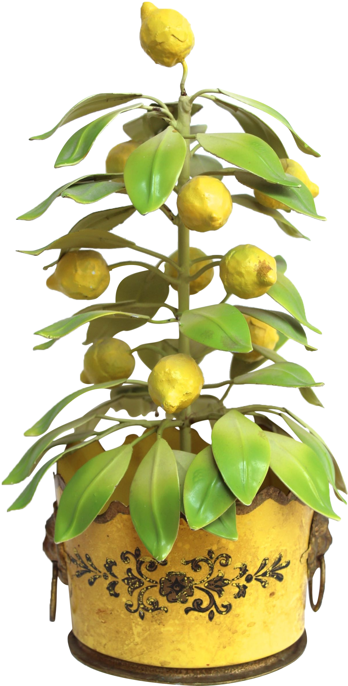 Italian Tole Lemon Tree Topiary On Chairish (1680x2520), Png Download