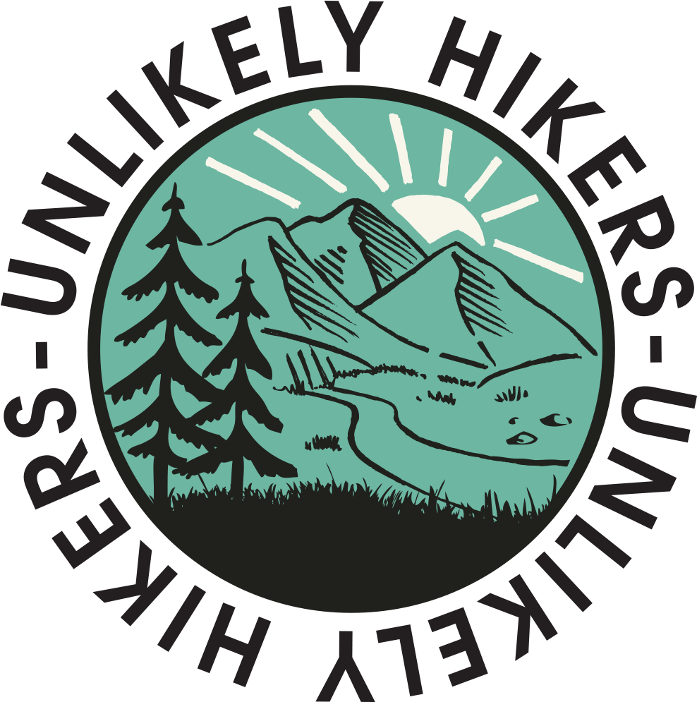 Image Of Sticker Round Logo - Unlikely Hikers (1181x1181), Png Download