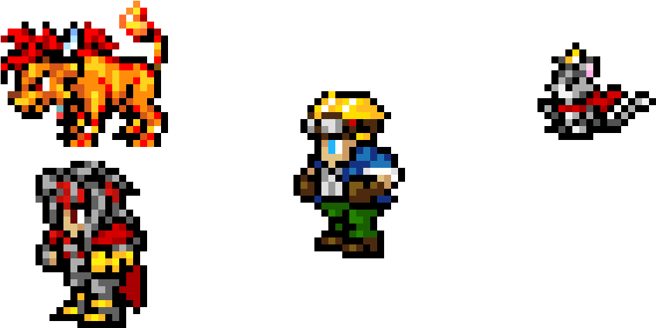 Ff7 1/2 Companions - Pixel (1070x540), Png Download
