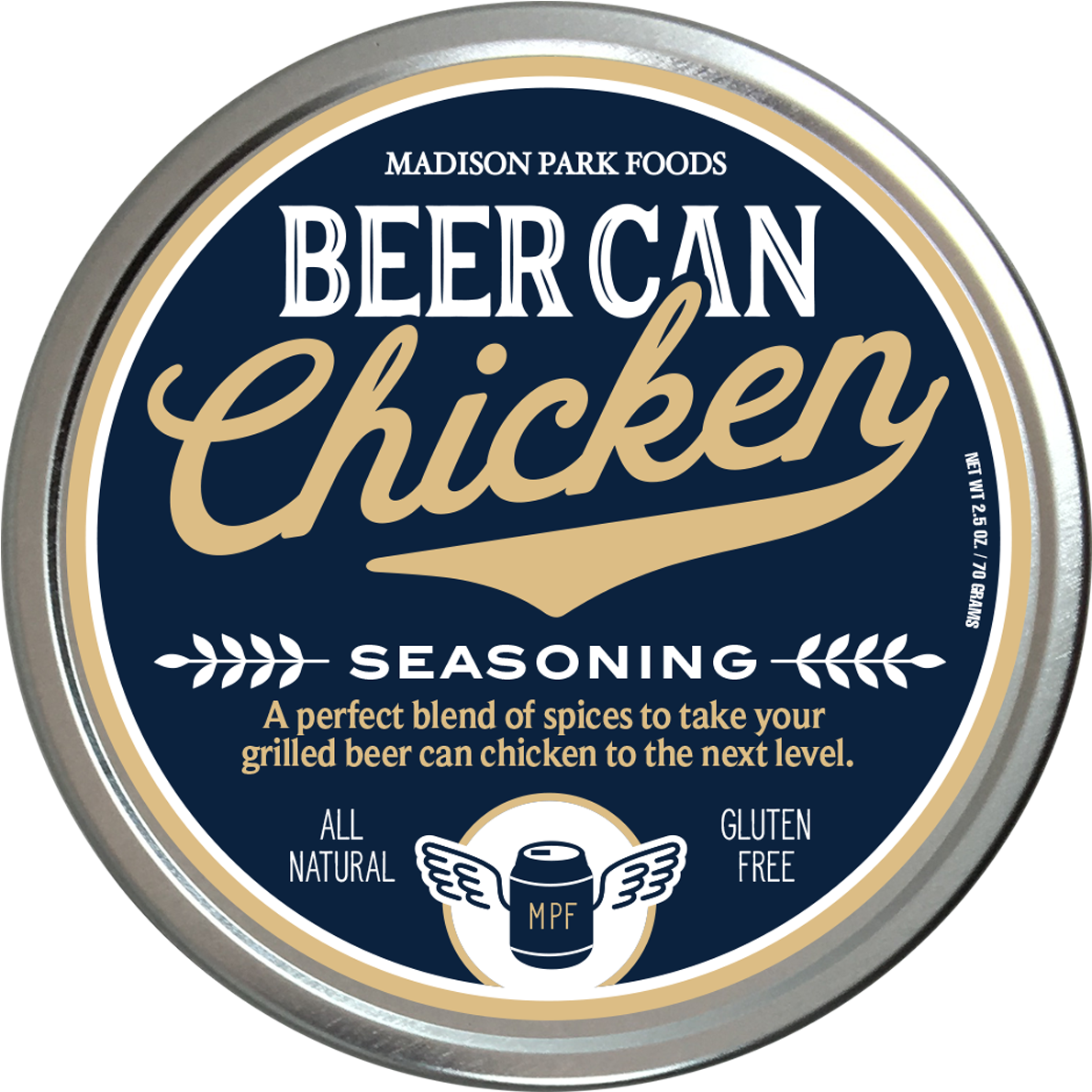 Beer Can Chicken Top - Emblem (1200x1200), Png Download