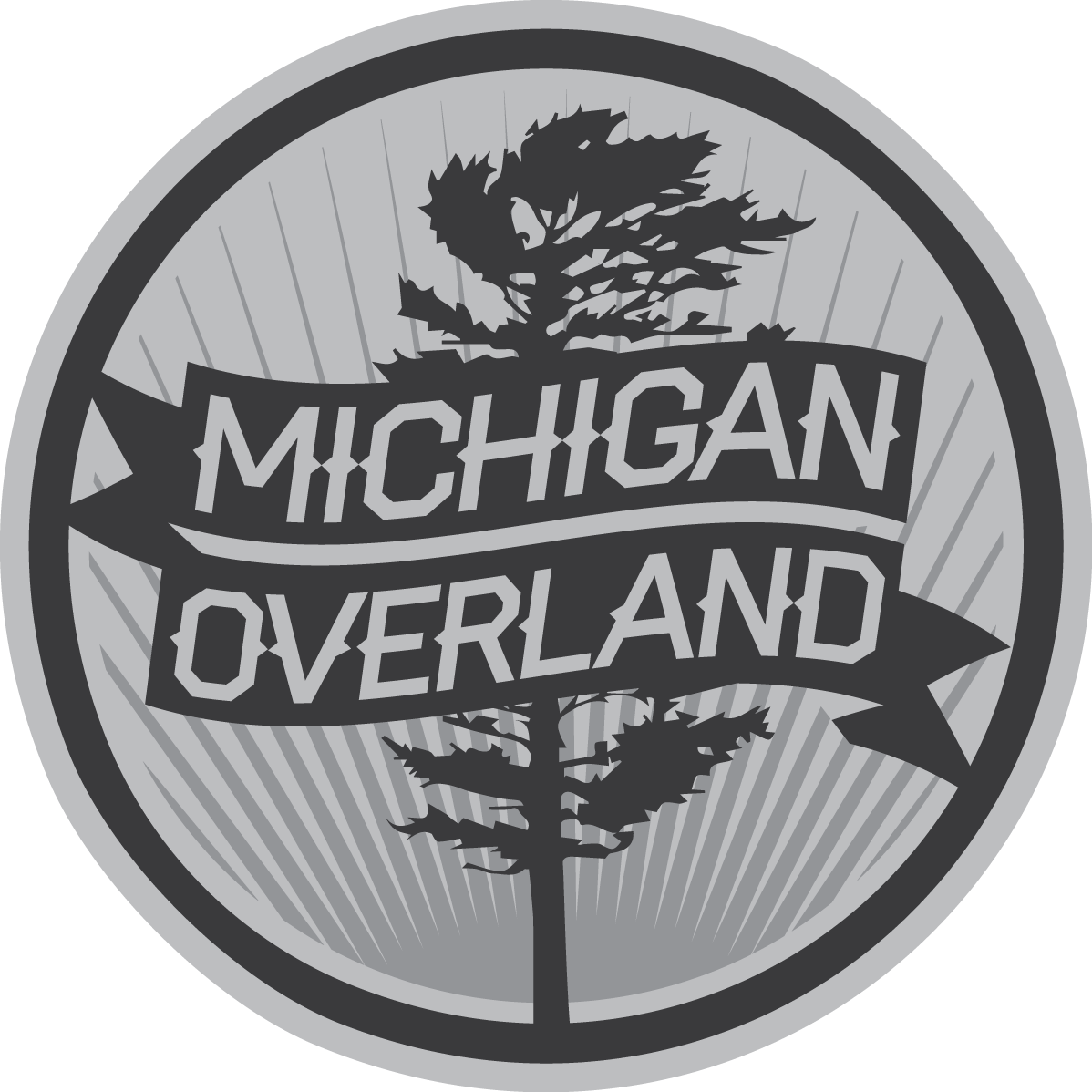 Grey Round Logo - Michigan (1198x1198), Png Download