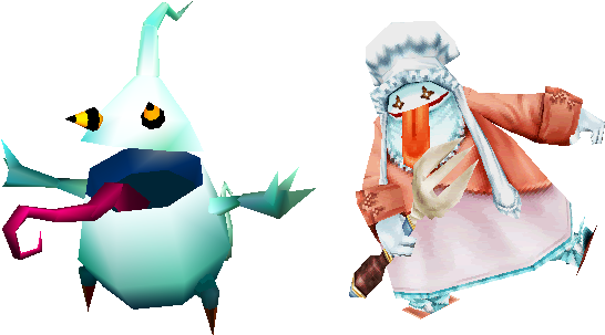 I Just Realized Quina Is A Hungry From Ff7 - Cartoon (600x302), Png Download