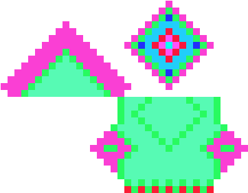 Asteroid Unboxing - Pixel Art (450x370), Png Download