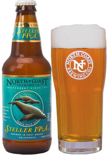 North Coast Steller Ipa - North Coast Brewing Company (346x500), Png Download