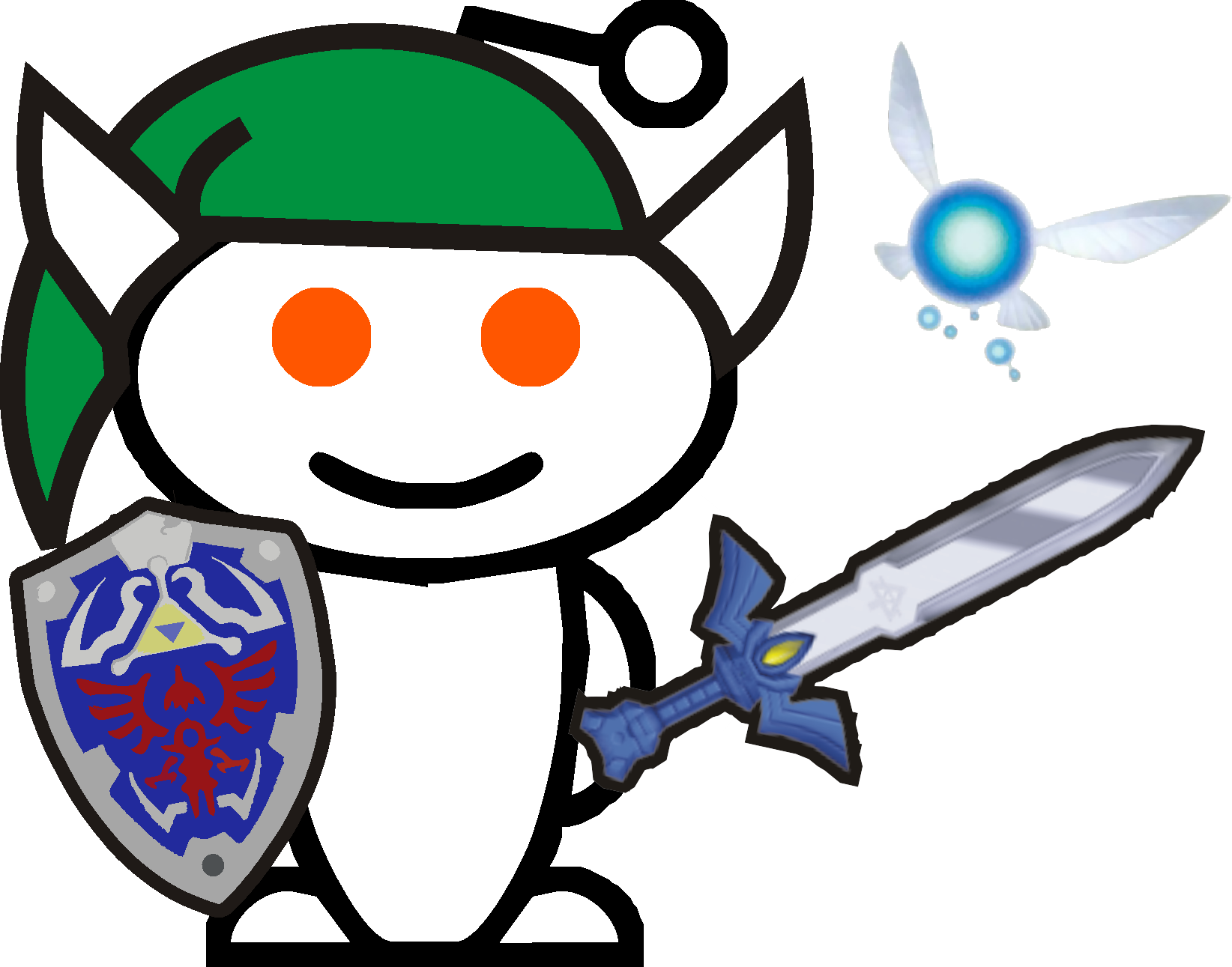 Source - I - Imgur - Com - Report - Reddit Alien Png - Zelda Reddit (1644x1291), Png Download
