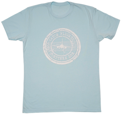 Image Of Catch Flights Not Feelings Logo Tee - Baby T (600x600), Png Download