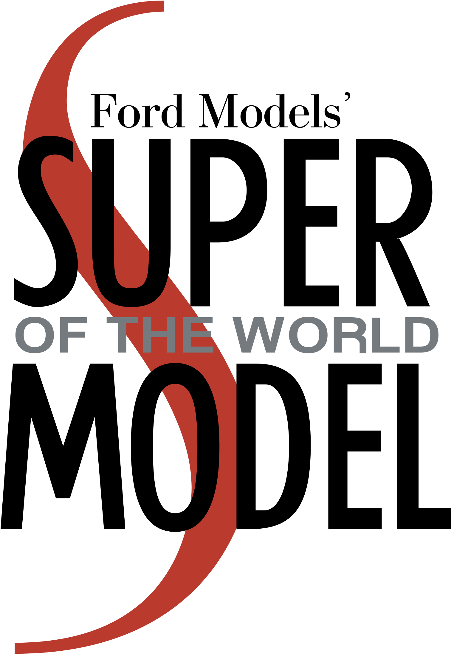 Ford Models' Super Of The World Logo Png Transparent - Supermodel Of The World (2400x2400), Png Download