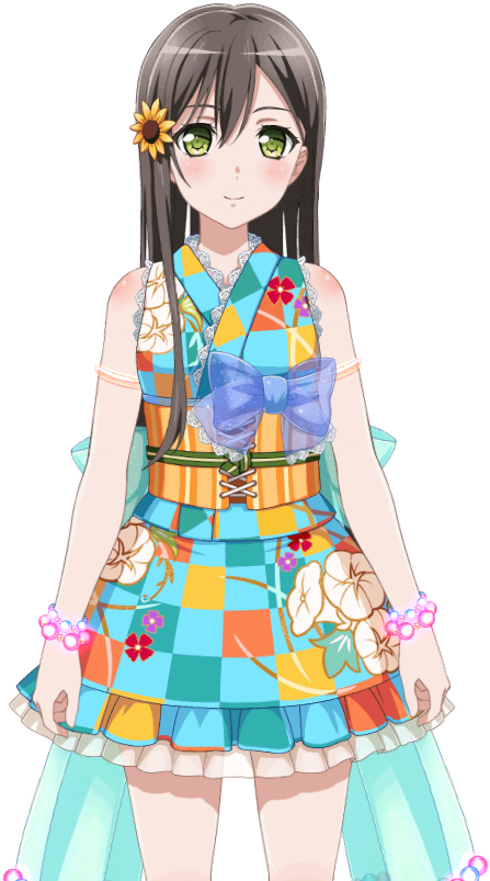 If We Just Hold Hands Live2d Model - Cartoon (680x940), Png Download