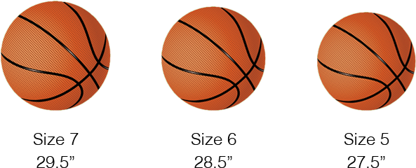 Outdoor Basketball Sizes - Basketball Customized Rectangle Magnet (592x259), Png Download