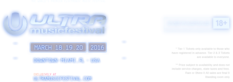 Ultra Music Festival - Software (1073x376), Png Download