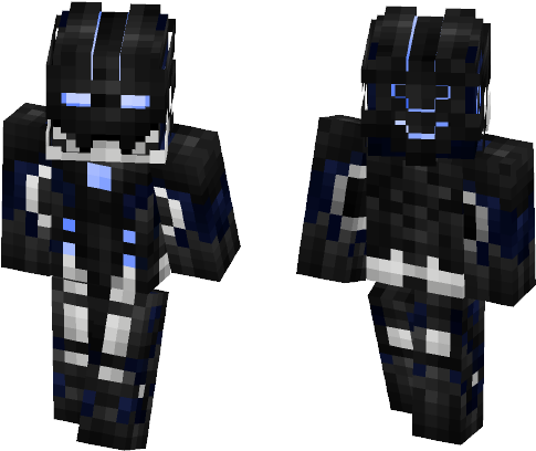 Creepy Blue Iron Man - Spider Man Noir (584x497), Png Download