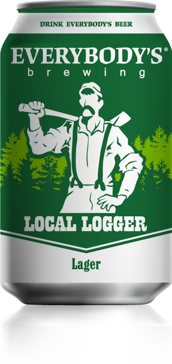 Low Res Png - Everybody's Brewing Local Lager (350x742), Png Download