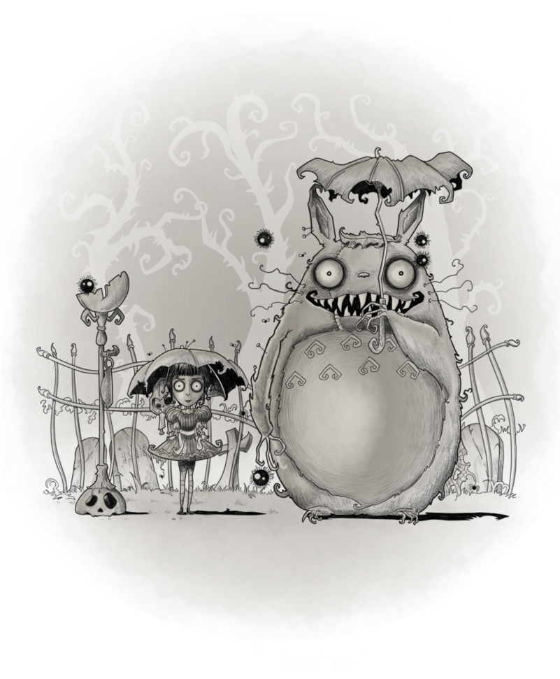 My Creepy Neighbor 17723113 Totes (800x1067), Png Download