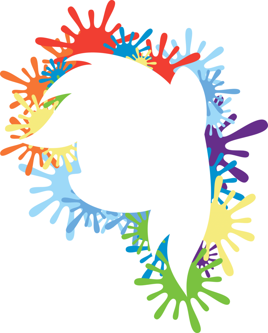 Splatter Clip Art - Rainbow Paint Splatter Transparents (900x1116), Png Download