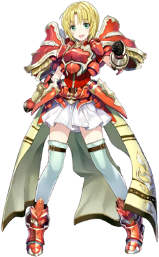 Amelia Rose Of The War Face - Fire Emblem Heroes Amelia (340x408), Png Download