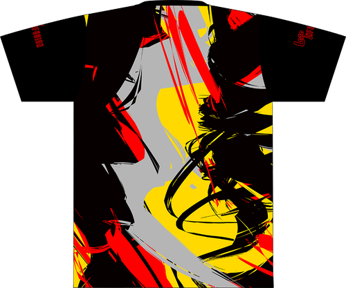 Logo Infusion Signature Red/yellow/black Splatter Express - Yellow (500x417), Png Download